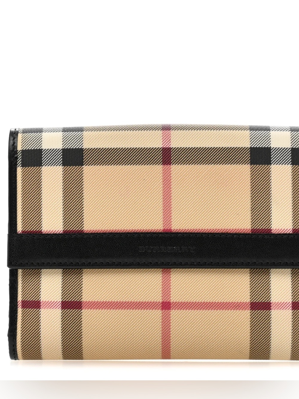 Burberry Vintage House Check Compact Wallet